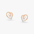 Radiant Diamond Stud Earrings 