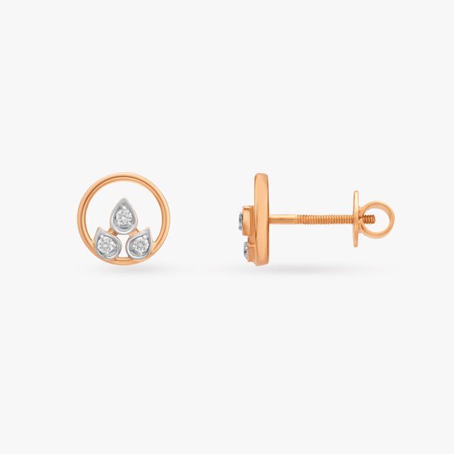 Charming Sphere Diamond Stud Earrings 2
