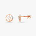 Spiraling Diamond Elegance Earrings 2