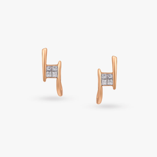 Everlasting Sparkle Diamond Stud Earrings 
