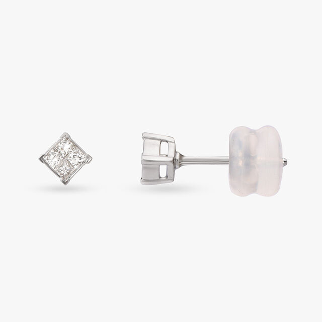 Gleaming Grace Diamond Stud Earrings 2