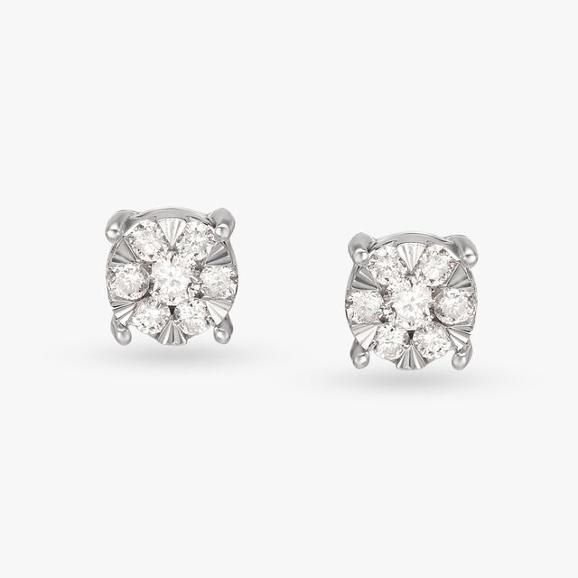 Everlasting Sophistication Diamond Stud Earrings 
