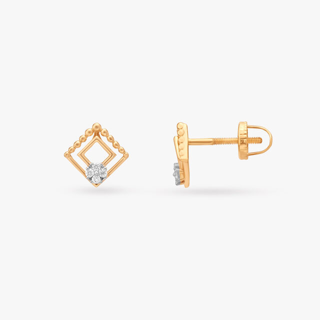 Timeless Elegance Diamond Stud Earrings 2