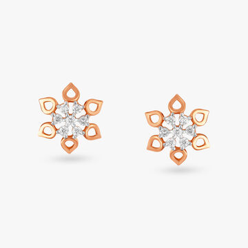 Subtle Radiance Diamond Stud Earrings