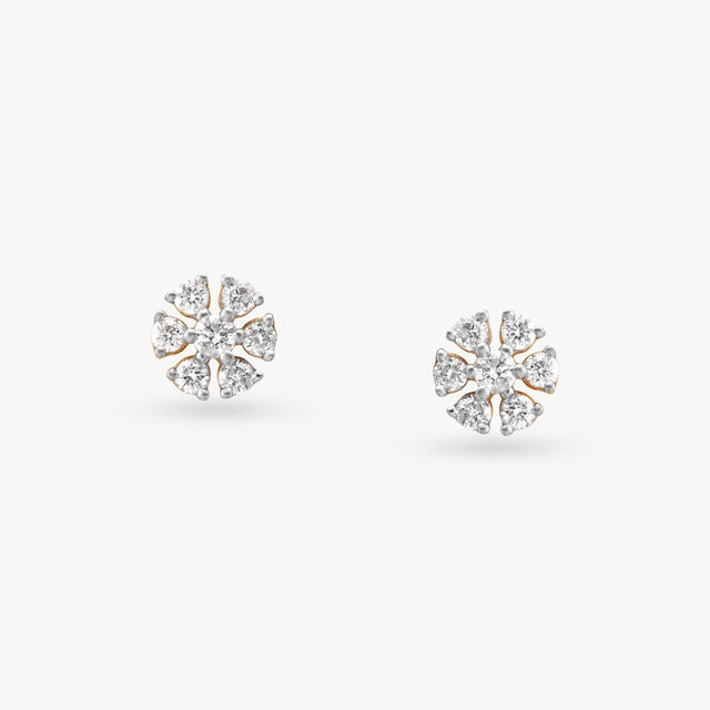 Stunning Diamond Stud Earrings 