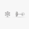 Bianca Floral Diamond Stud Earrings 2