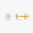 Cluster Diamond Stud Earrings 2