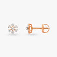Petal Diamond Stud Earrings 2