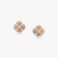 Vintage Gleam Diamond Stud Earrings 