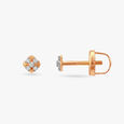 Vintage Gleam Diamond Stud Earrings 2