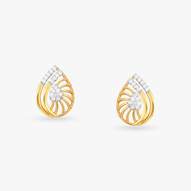 Majestic Spark Diamond Stud Earrings 