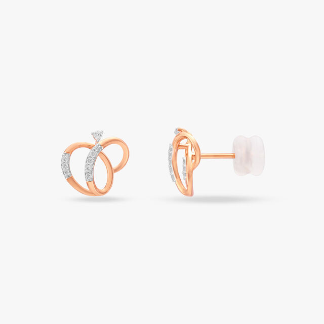 Infinity Diamond Stud Earrings 2