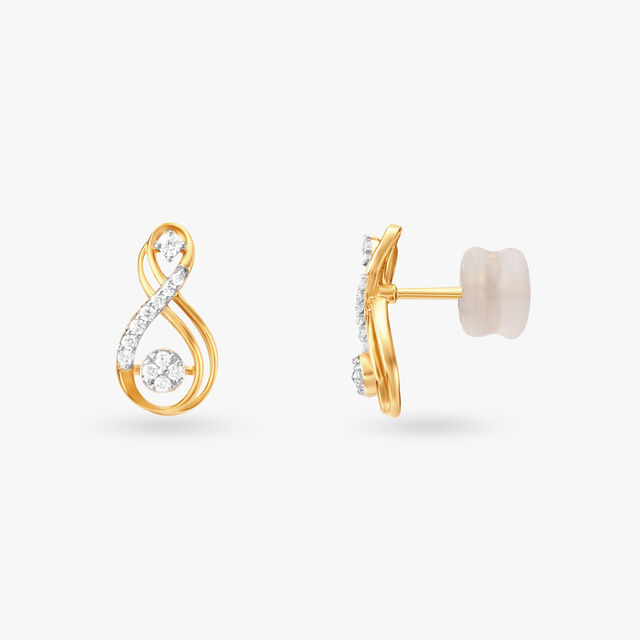 Infinite Glamour Diamond Stud Earrings 2