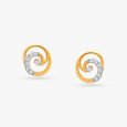 Sleek Essence Diamond Stud Earrings 