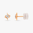 Twinkling Twist Diamond Stud Earrings 2