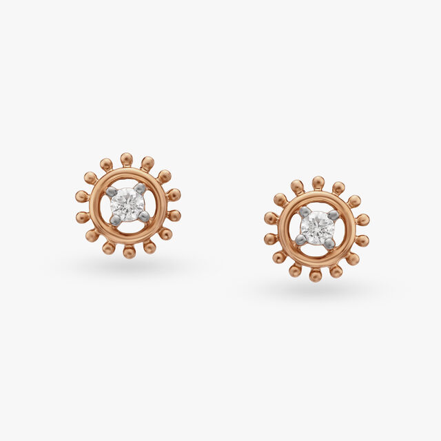 Classic Elegance Diamond Stud Earrings 