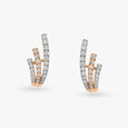 Subtle Shimmer Diamond Stud Earrings 