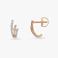 Subtle Shimmer Diamond Stud Earrings 2