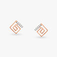 Subtle Opulence Diamond Stud Earrings 