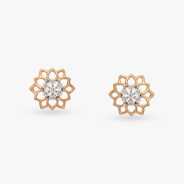Dash Of Enchantment Diamond Stud Earrings 