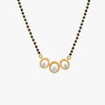 Radial Shimmer Diamond Mangalsutra 2
