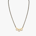 Radial Shimmer Diamond Mangalsutra 3