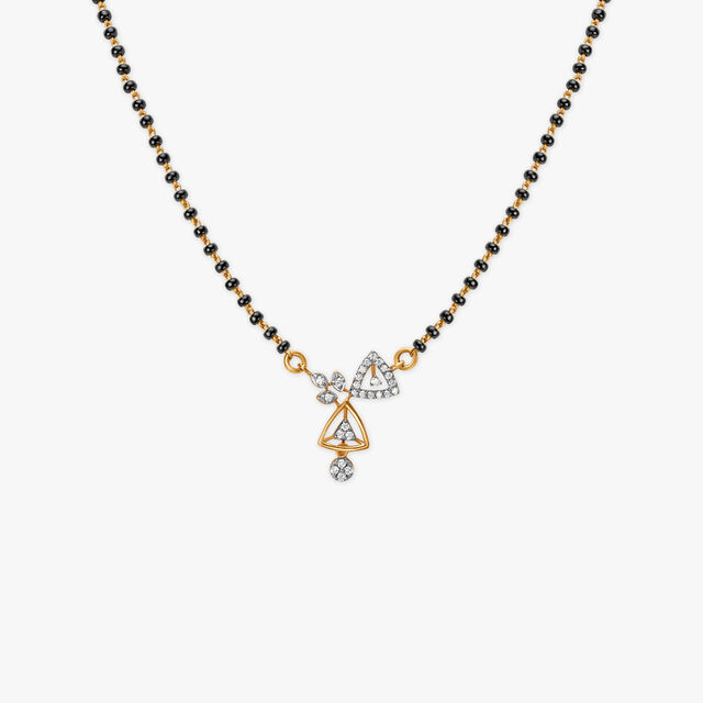 Radiant Dainty Diamond Mangalsutra