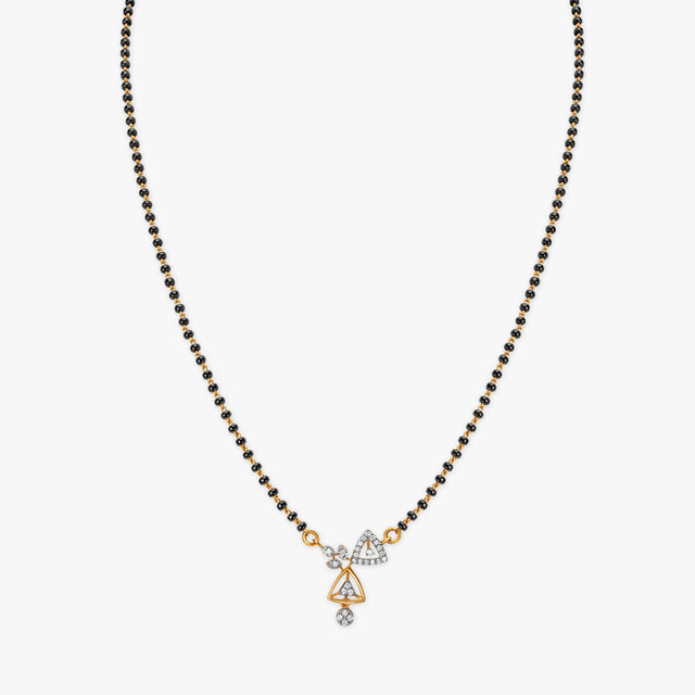 Radiant Dainty Diamond Mangalsutra