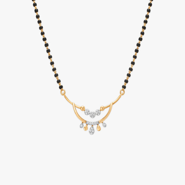 Sparkling Vines Diamond Mangalsutra 2