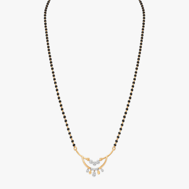 Sparkling Vines Diamond Mangalsutra 3