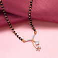 Floral Grace Diamond Mangalsutra 
