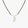 Floral Grace Diamond Mangalsutra 2