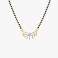 Evergreen Leafy Diamond Mangalsutra 2