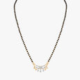 Evergreen Leafy Diamond Mangalsutra 3