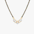 Lovely Radial Diamond Mangalsutra 2