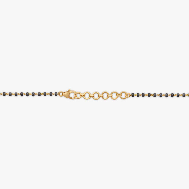 Charming Leaves Diamond Mangalsutra 4