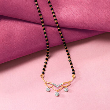 Captivating Diamond Mangalsutra