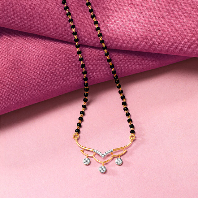 Captivating Diamond Mangalsutra 