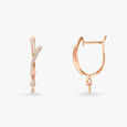 Radiant Elegance Diamond Hoop Earrings 3