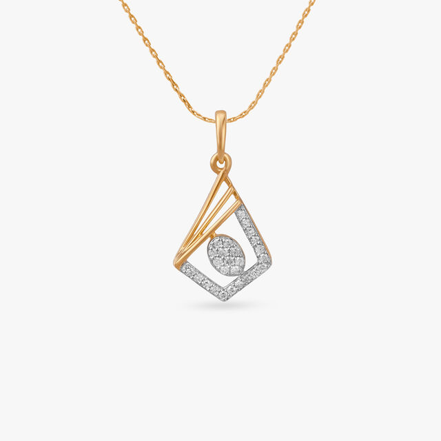 Twilight Trail Diamond Pendant and Earrings Set 2