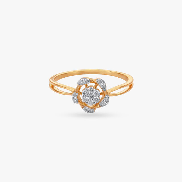 Layered Bloom Diamond Ring