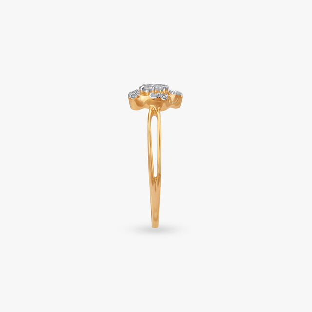 Layered Bloom Diamond Ring