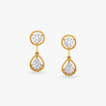 Double Delight Diamond Drop Earrings