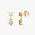 Double Delight Diamond Drop Earrings 2