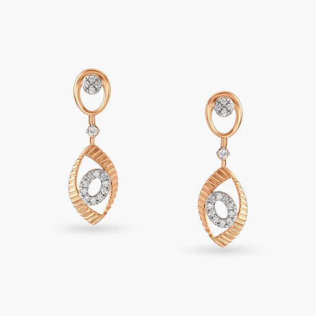 Modern Beauty Diamond Drop Earrings 2