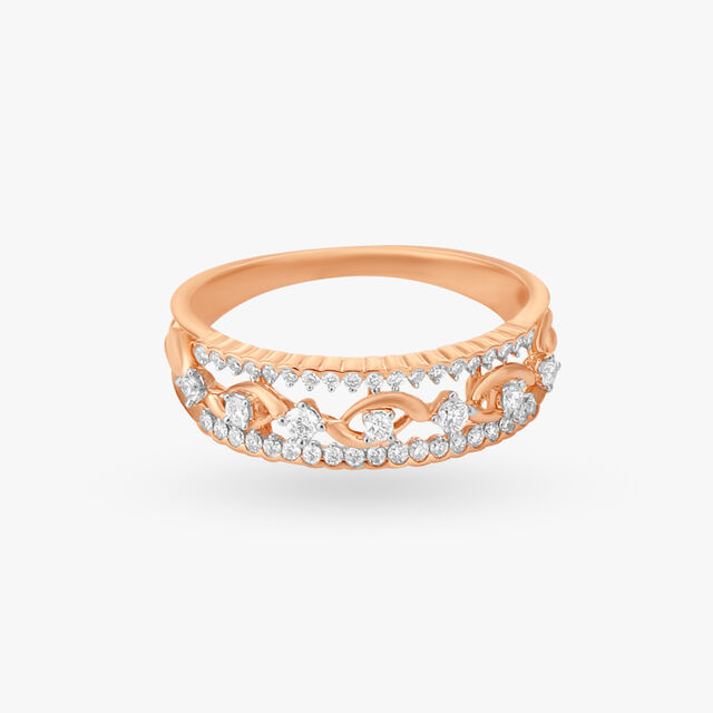 Vintage Allure Diamond Finger Ring