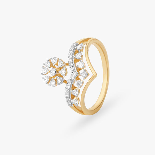Royal Crest Diamond Finger Ring