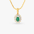 Geometric Allure Diamond Pendant 