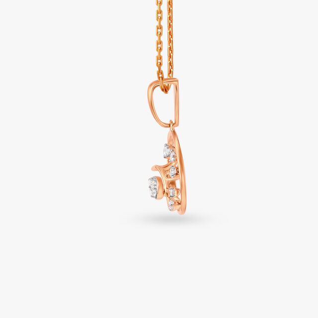 Botanical Brilliance Diamond Pendant 2