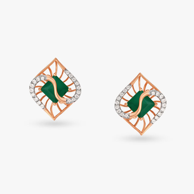 Enchanted Diamond Stud Earrings 